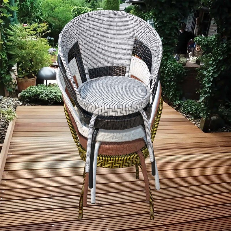 庭院转椅旋转藤编靠背椅加大单人家用户外编藤椅编织椅子阳台卧室,住宅家具,阳台椅,淘宝优惠券,粉丝福利购,淘宝优惠卷