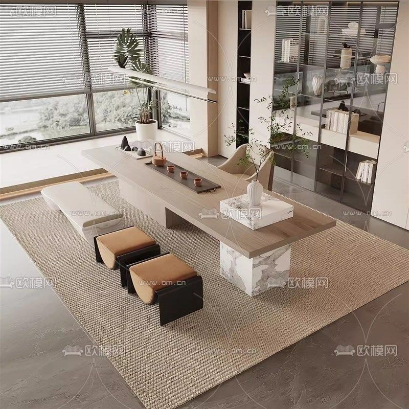 新中式实木茶桌椅组合中古风现代轻奢大板茶几简约新款高级感茶台,住宅家具,家用茶台/茶桌,淘宝优惠券,粉丝福利购,淘宝优惠卷