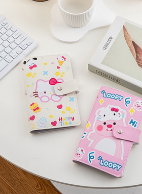 2025新款时尚卡通存钱册攒钱本大容量存钱册零钱包可爱便携存钱本