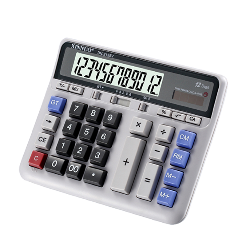 信诺DN-2135V计算器12位数电脑按键大字大屏幕计算机财务会计用