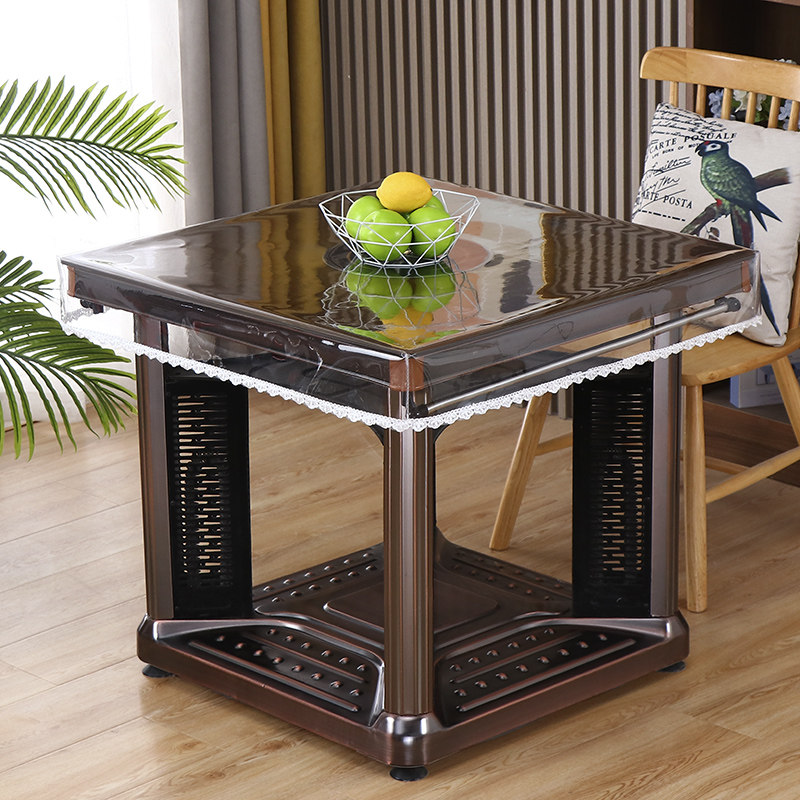 胶垫桌布烤火罩水晶板防水防油烤火被电暖桌皮电炉罩,居家布艺,微波炉罩,淘宝优惠券,粉丝福利购,淘宝优惠卷