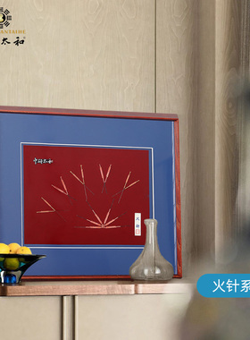 中研太和针谱 火针针谱 仿古 中医挂件 定制