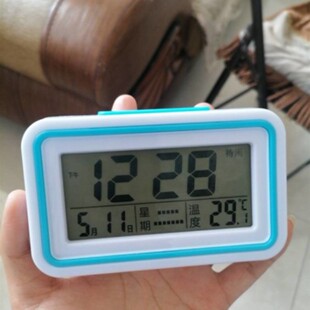 语音报时钟老盲钟表床头夜光闹钟随时报时小时自动整点报时