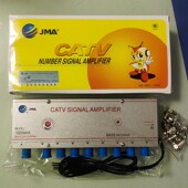 线电视放大器一进八出数字线电视信号放大器闭路分八放大器