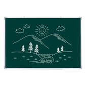 挂式 黑板儿童教学培训磁性小黑板教师绿板学生粉笔字写字板