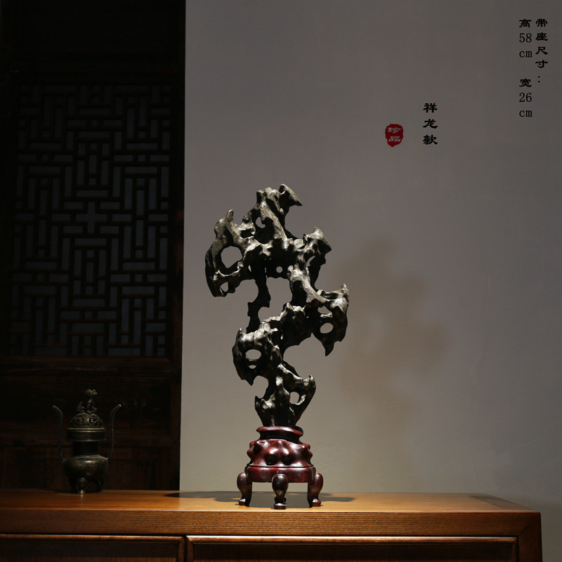 太湖石天然会所厅堂大小型传统中式造型装饰观赏石灵璧石,家居饰品,装饰摆件,淘宝优惠券,粉丝福利购,淘宝优惠卷