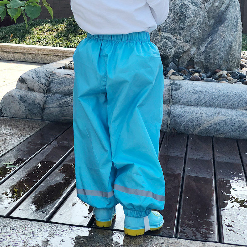 儿童雨裤幼儿园宝宝男女童小中大童雨衣装小孩学生防水裤卡通