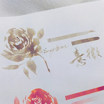 芸景堂 第季 十八季 层析香味 彩色钢笔墨水岚烟长乐甲辰春晚