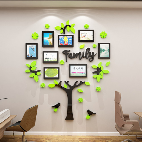 照片形象墙面优秀员工天地风采荣誉展示企业文化公司办公室装饰