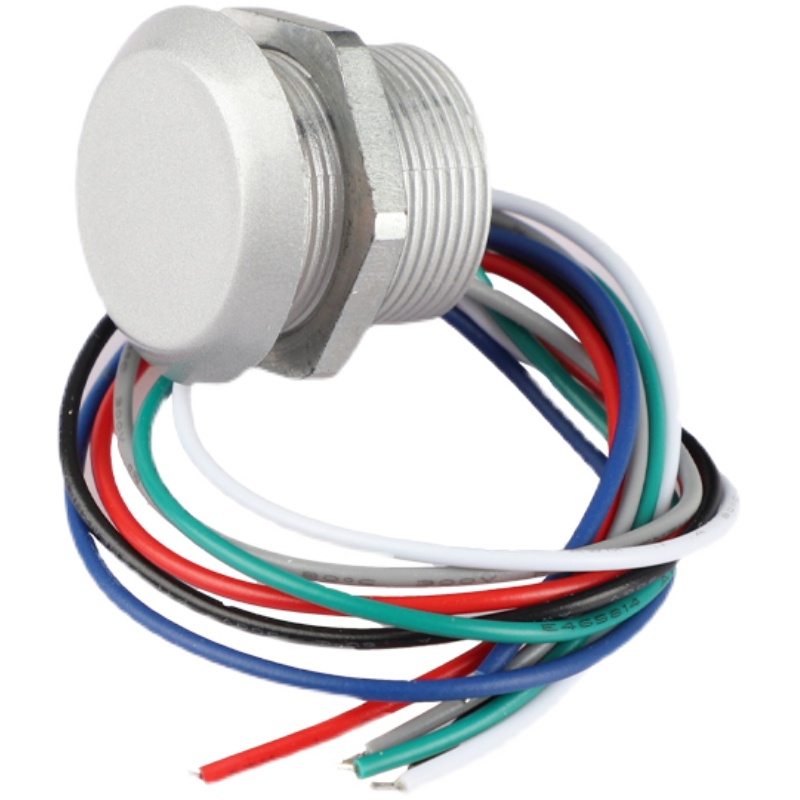 工创微小型韦根门禁读头圆形门禁读卡器韦根2WG迷你防水IDIC卡