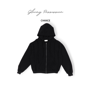 Gloomy Possession【CHANCE】拼接贴布印花卫衣