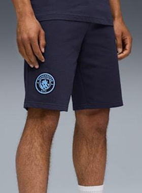 Puma/彪马正品Manchester City Shorts男士经典运动短裤782709-20
