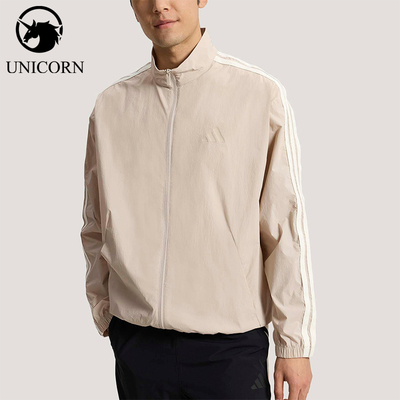Adidas/阿迪达斯正品春季男士运动休闲经典梭织立领外套KR2521