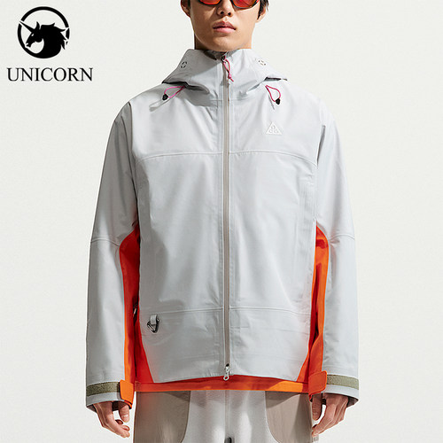 Nike/耐克正品ACG男女款简约户外冲锋衣经典连帽夹克FV8642-025