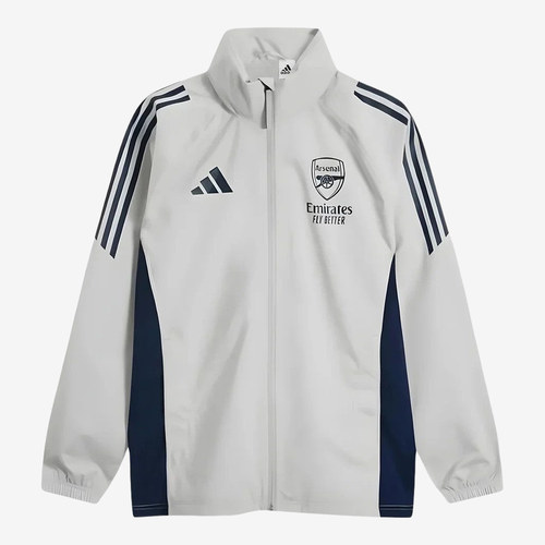 Adidas阿迪达斯正品Arsenal男款训练条纹长袖足球球衣JJ1822