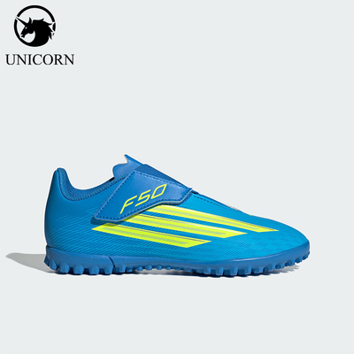 Adidas/阿迪达斯正品F50 CLUB VEL TF儿童魔术贴运动足球鞋JS1486