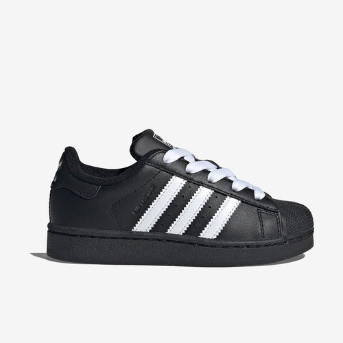 Adidas阿迪达斯正品Superstar II小童耐磨系带运动板鞋JI0214