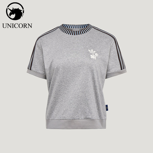 Adidas/阿迪达斯正品女士休闲舒适透气套头运动短袖T恤KY8316