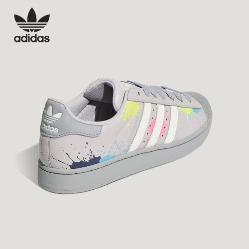 Adidas/阿迪达斯官方正品三叶草男女同款时尚系带耐磨板鞋LA3774