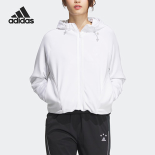 新款 春季 女子运动连帽夹克外套HY2820 阿迪达斯正品 Adidas