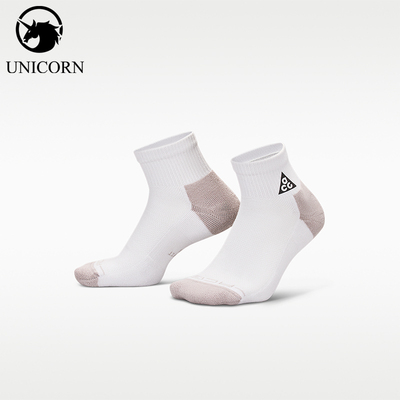 Nike/耐克正品ACG男女白灰色徒步柔软贴合经典运动袜IH8648-025