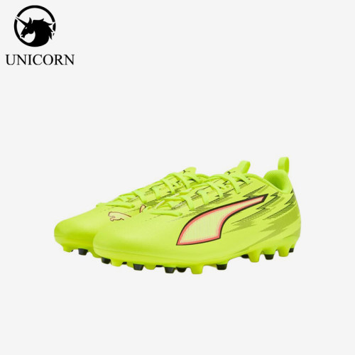 Puma/彪马正品ULTRA6playMG儿童荧光黄低帮鞋足球鞋108985-01