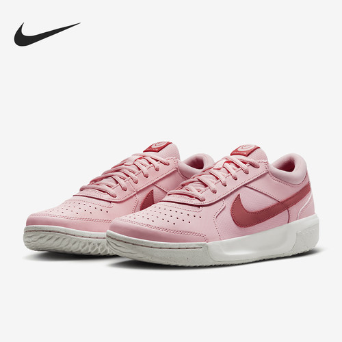 Nike耐克正品Court Zoom Lite 3女款低帮运动网球鞋DV3279-600