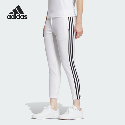 Adidas/阿迪达斯官方正品新款W 3ST PT 女士高尔夫九分裤IK9789