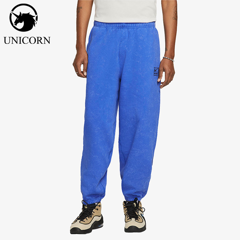 Nike/耐克正品Stussy男士休闲加绒束脚运动耐穿长裤DR4025-480
