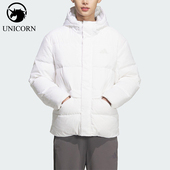 Adidas JKT男女连帽保暖运动羽绒服KQ5520 DOWN 阿迪达斯正品