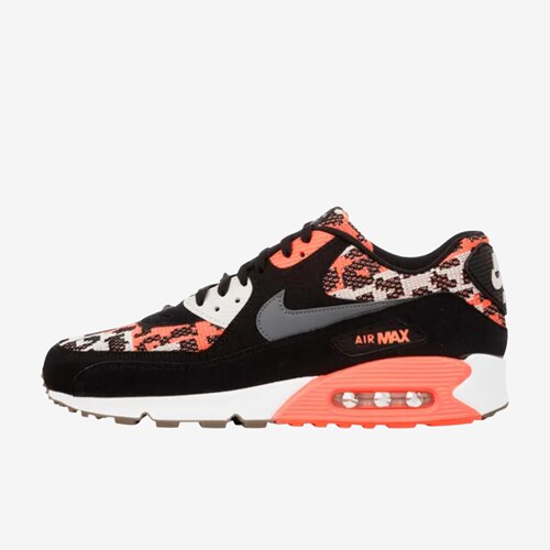 Nike耐克正品Air Max 90 PA男款黑橙白灰色运动跑步鞋749674-800