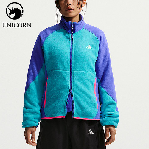 Nike/耐克正品2026春季款男士日常立领拼接摇粒绒外套IF0965-345
