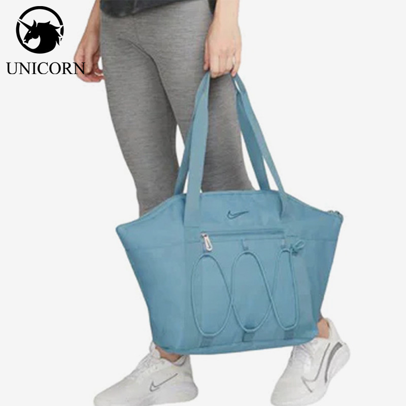 Nike/耐克正品Tote包新款女蓝色购物经典大容量托特包DR0498-424