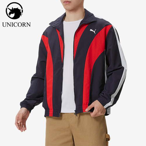 Puma/彪马正品T7Track梭织拉链长袖夹克男经典夹克外套638801-16