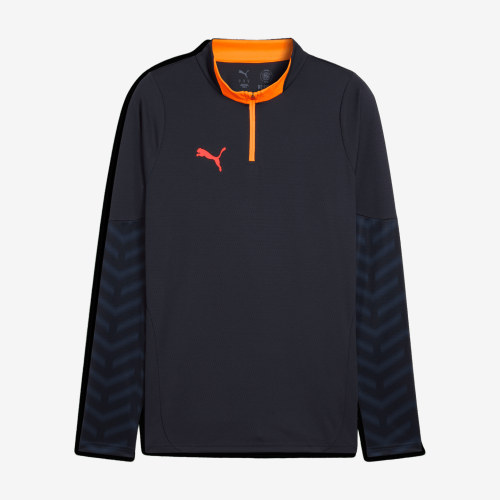 Puma彪马正品INDIVIDUALCUP男足球立领长袖半拉链T恤660497-08
