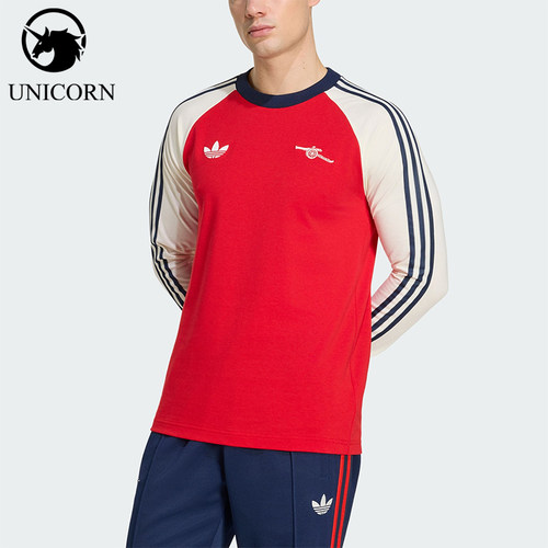 Adidas/阿迪达斯官方正品阿森纳ARSENALFCOGSHIRT男长袖T恤KB1824
