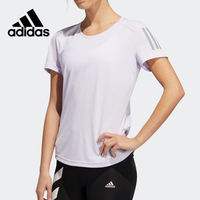 Adidas/阿迪达斯官方正品 当季新款女子跑步运动短袖T恤 FN5871