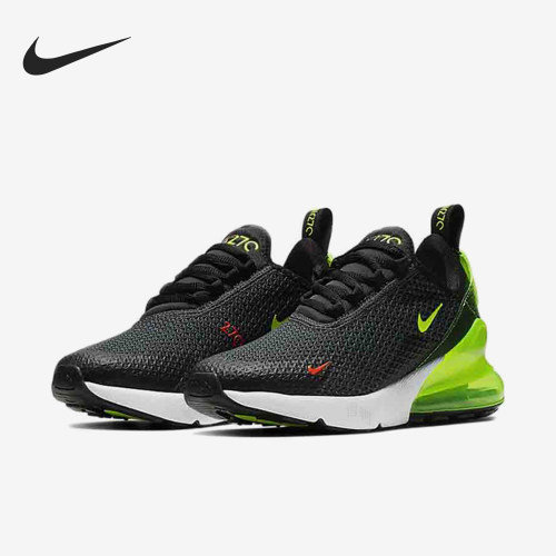 Nike/耐克正品AirMax270新款女黑黄色厚底鞋跑步鞋AV5141-001
