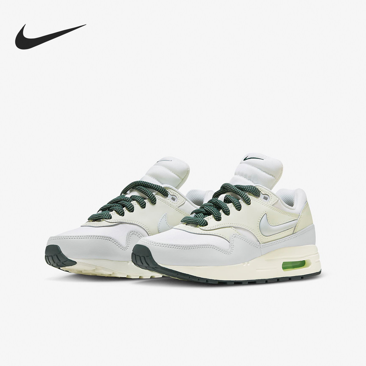 Nike/耐克正品Air Max1 GS女子大童气垫缓震轻便跑步鞋FB9582