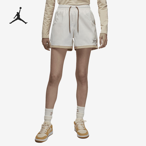 Nike/耐克正品Jordan新款女子简约梭织运动短裤DZ3344-133