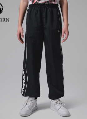 Nike/耐克正品JORDANWeOutside新款儿童黑白色经典长裤IR7977-010