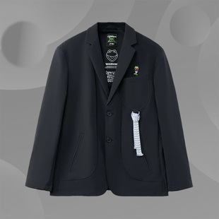 西装 Muppets科米蛙系列男女同款 外套AFDR771 新款 李宁正品