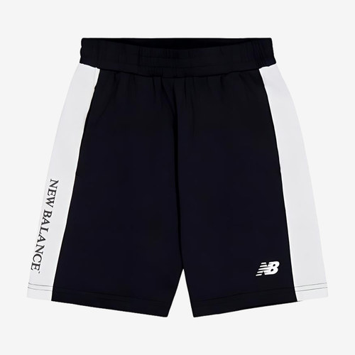 New Balance新百伦正品儿童撞色字母印花舒适短裤7VE2S153-BK
