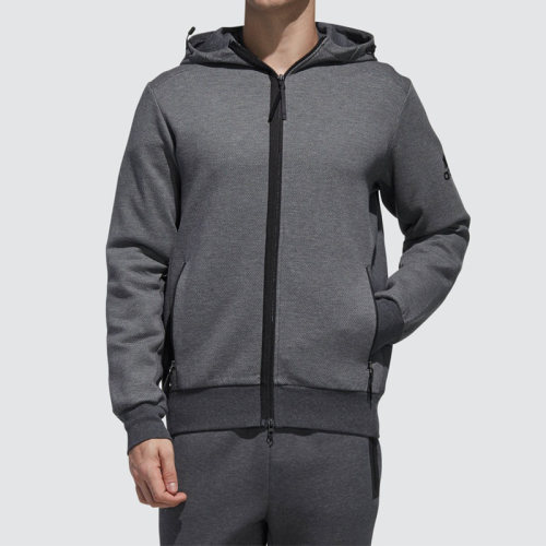 Adidas/阿迪达斯正品Htt Double Knit男士针织连帽夹克DW4594