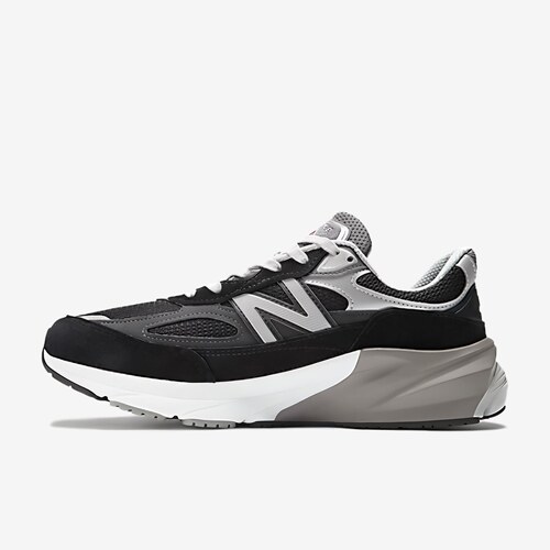 New Balance新百伦正品NB 990 V6男款透气中帮通勤跑步鞋M990BK6