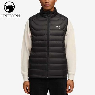 Puma/彪马正品PACKLITE 男士保暖舒适运动羽绒马甲693461-01