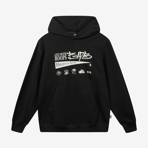 LI NING李宁正品男款篮球系列字母套头连帽休闲卫衣AWDW745-3