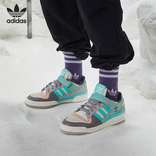 Adidas/阿迪达斯官方正品三叶草FORUM 经典男女低帮板鞋 GX4574