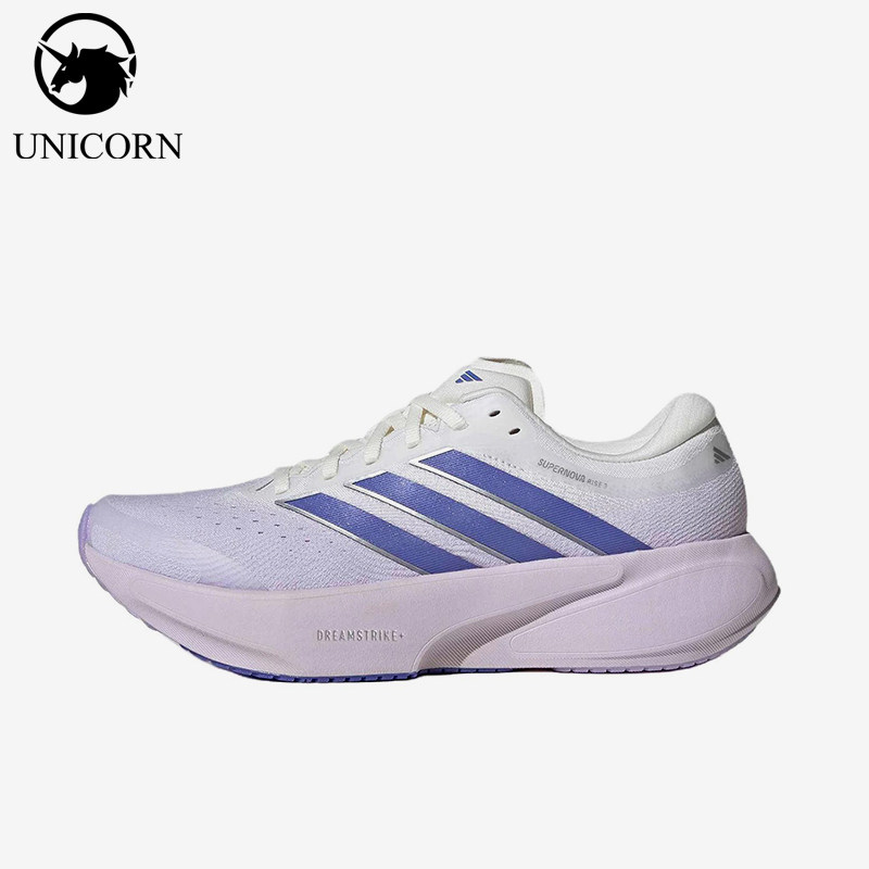 Adidas/阿迪达斯正品SUPERNOVARISE3女紫色经典网面跑步鞋JR7378