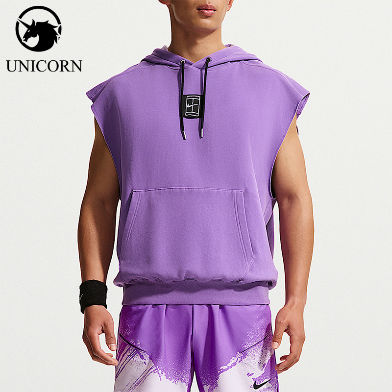 Nike/耐克正品新款男子网球加绒无袖经典套头连帽衫IF1939-522